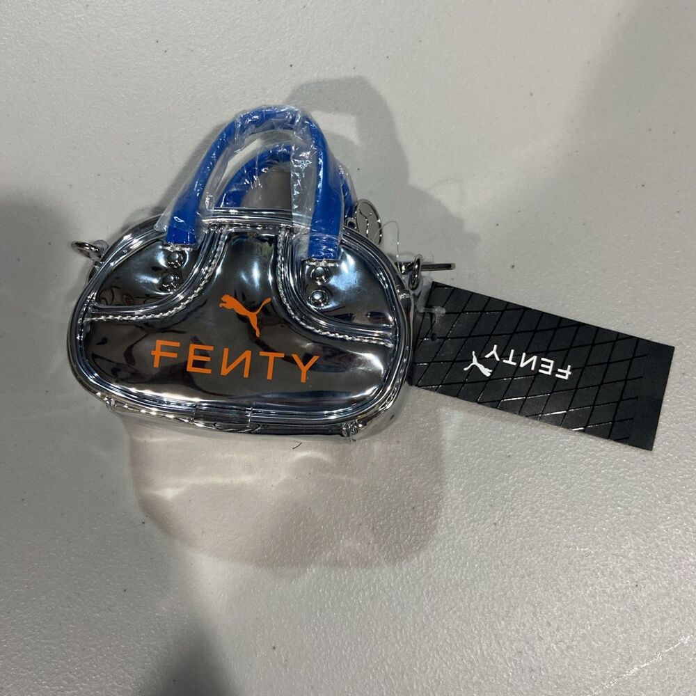 Puma X Fenty Mini Crossbody Sliver Bag Purse Bule Orange